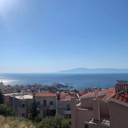 Breathtaking Sea View Lejlighed Kavala Eksteriør billede