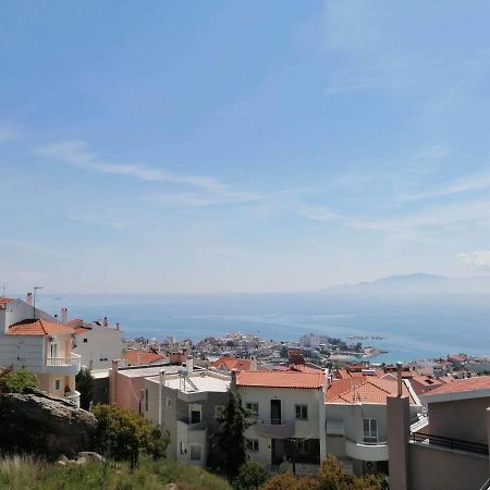 Breathtaking Sea View Lejlighed Kavala Eksteriør billede