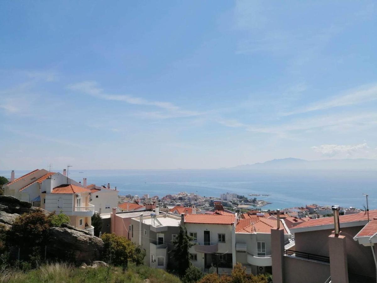 Breathtaking Sea View Lejlighed Kavala Eksteriør billede